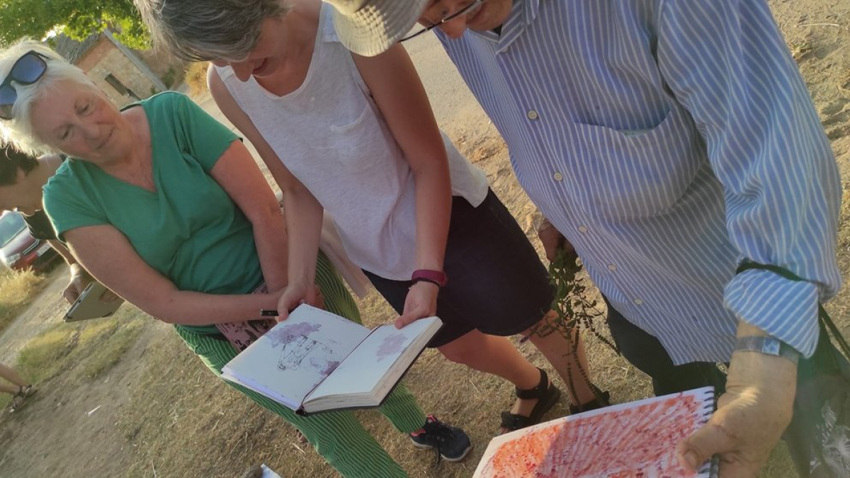 Participantes de Dibujando x Mambrilla.