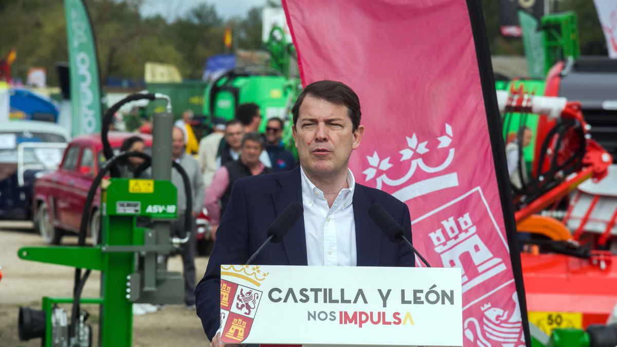 El presidente de la Junta de Castilla y León, Alfonso Fernández Mañueco, inaugura la LXI Feria Nacional de maquinaria agrícola y XIX Feria del vehículo de ocasión de Lerma.