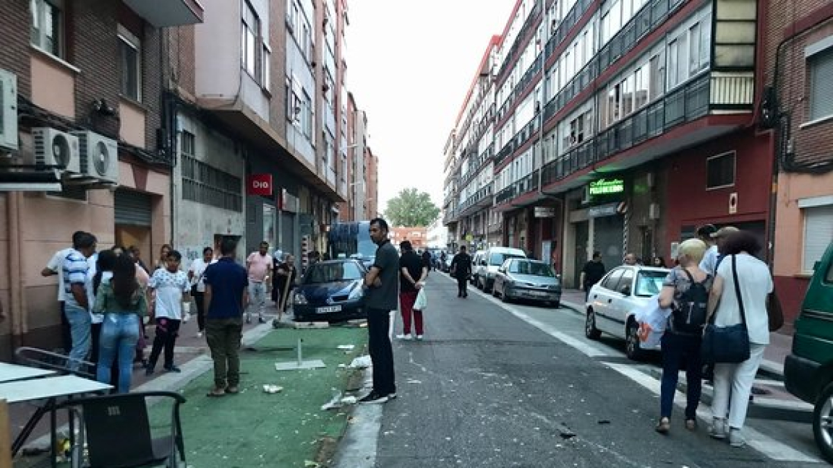 Atropello en la calle Águila de Valladolid