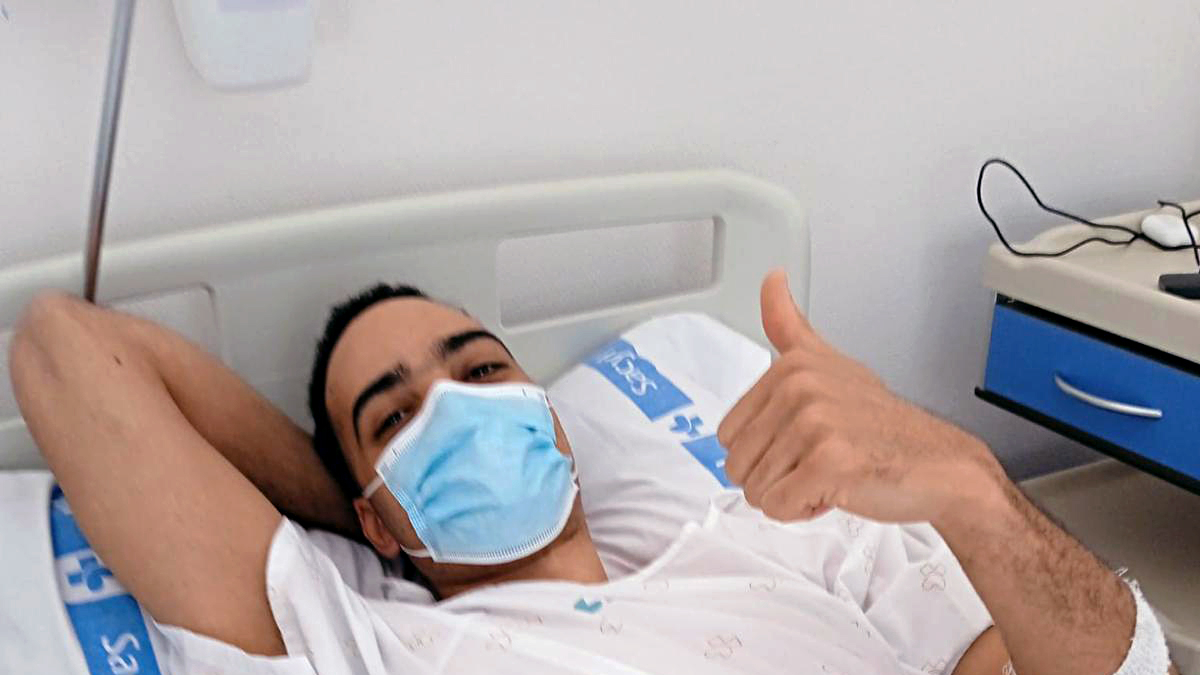 Enechionyia se muestra positivo después de la operación.