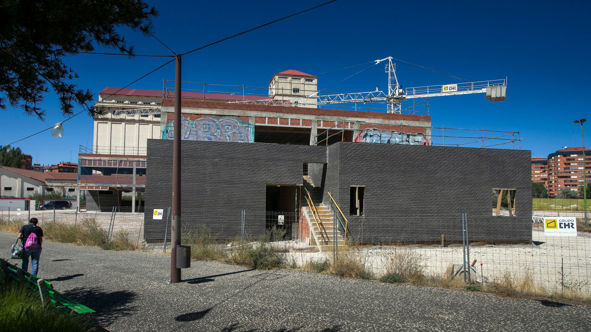 Imagen de archivo de las obras del Centro de Salud García Lorca.
