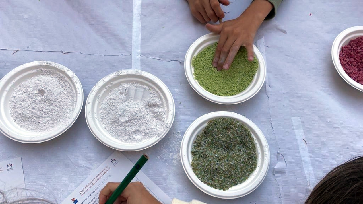 Imagen de un taller sobre comercio justo
