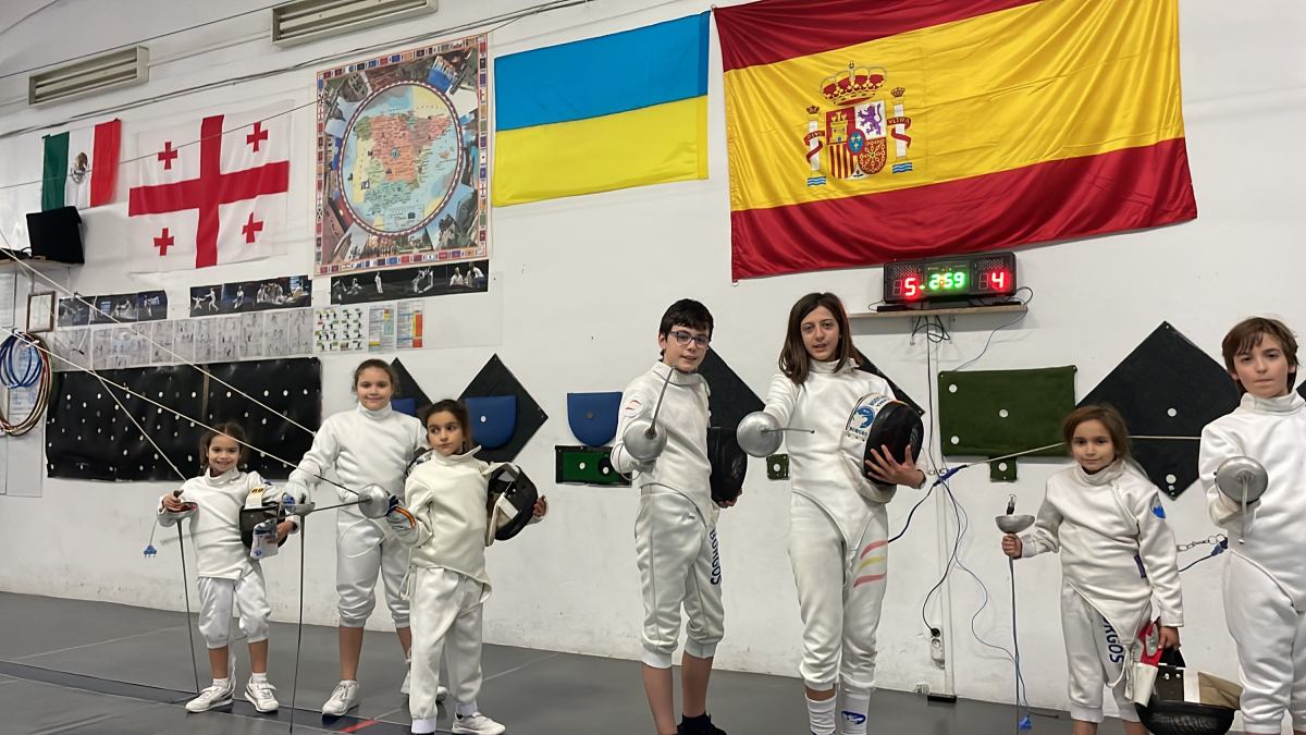 Los tiradores de la Sala de Esgrima Cid Campeador.