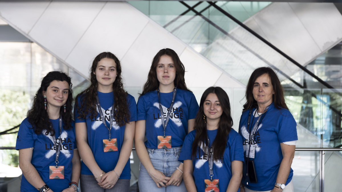 Las jóvenes burgalesas que viajarán a EEUU para presentar su proyecto sostenible en las Naciones Unidas.
