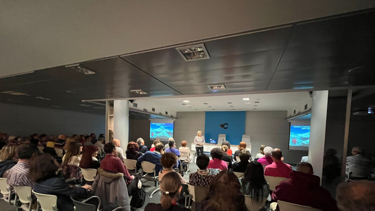 Imagen de la charla en la Fundación Círculo.