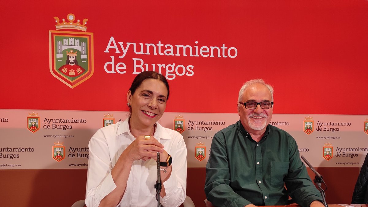 Arroyo y Palma durante la rueda de prensa.