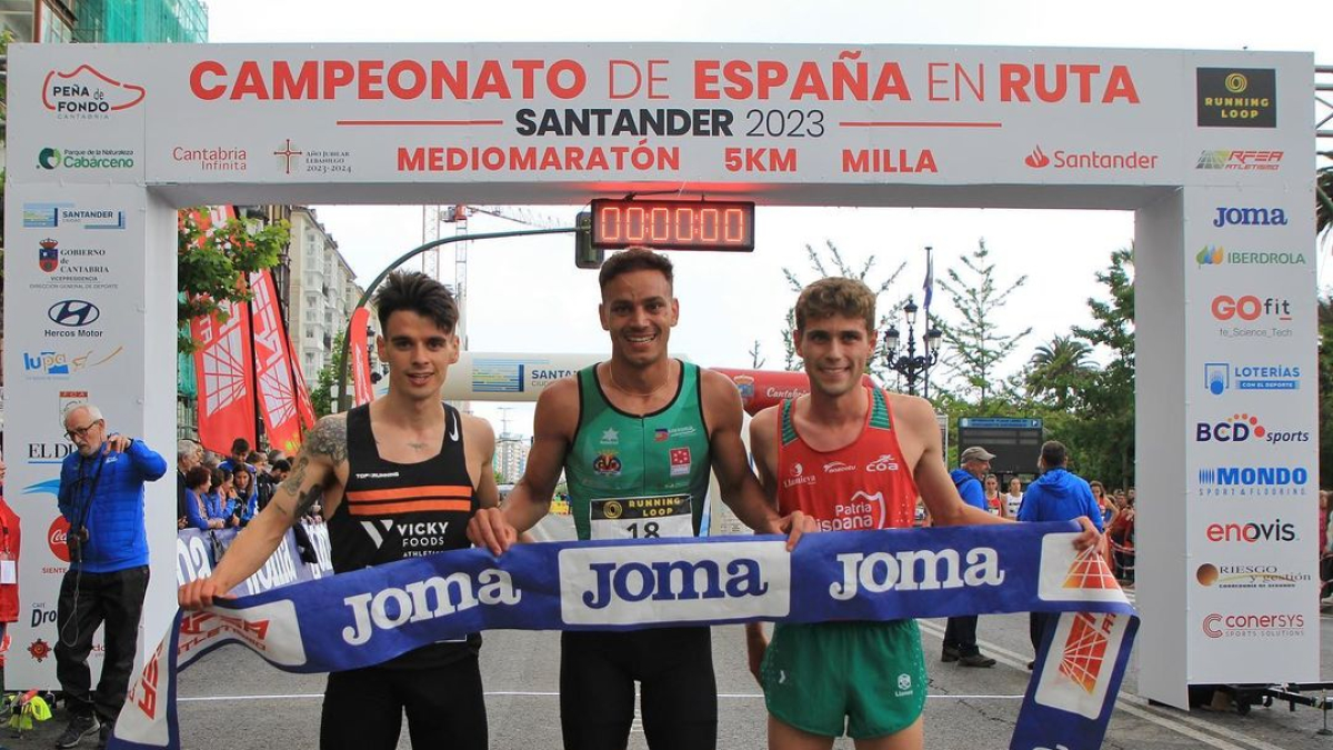 El burgalés cruzó la meta en segunda posición.