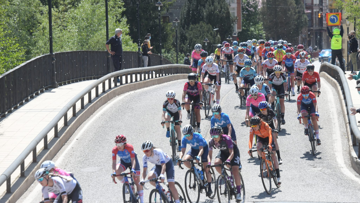 Imagen de la Vuelta a Burgos Femenina 2021.