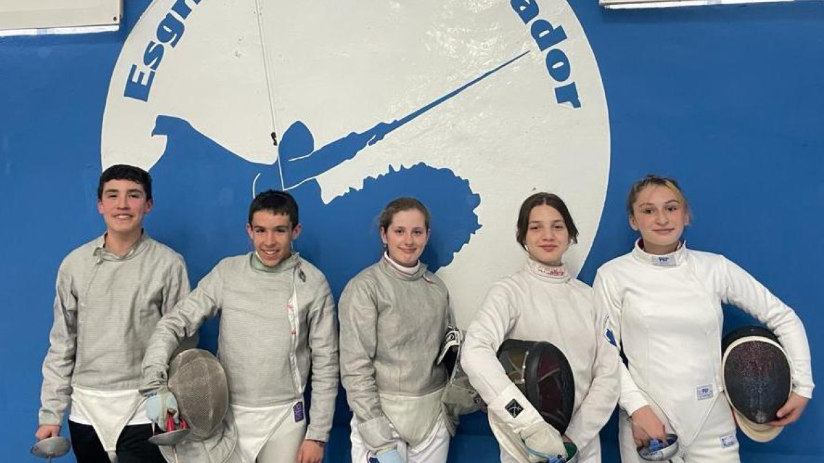 Parte de la expedición burgalesa que competirá en Madrid.