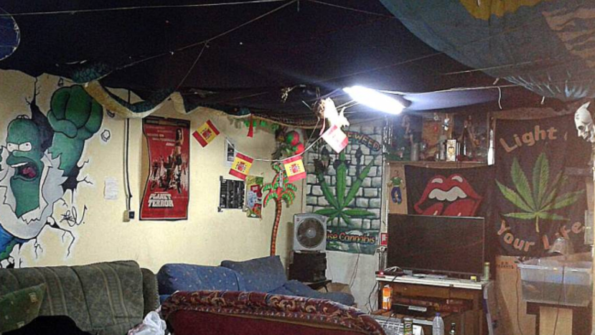 Interior de un chamizo de la capital burgalesa.