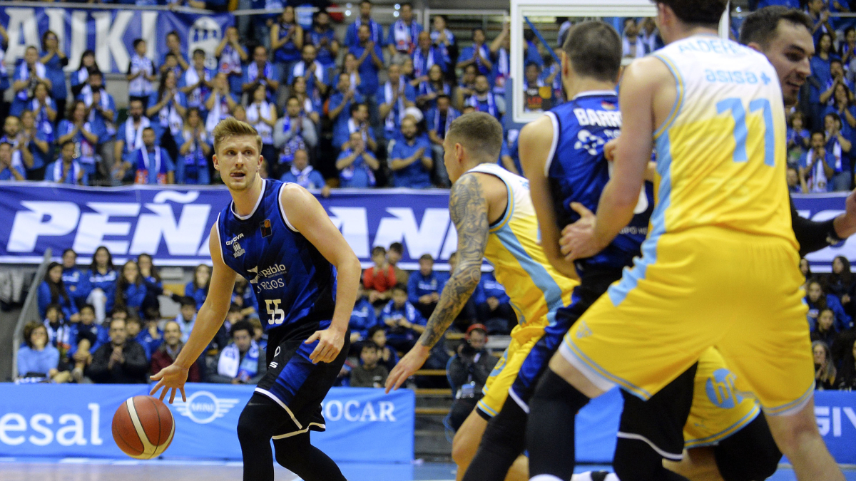 Luka Rupnik fue el MVP del último encuentro liguero del San Pablo Burgos.