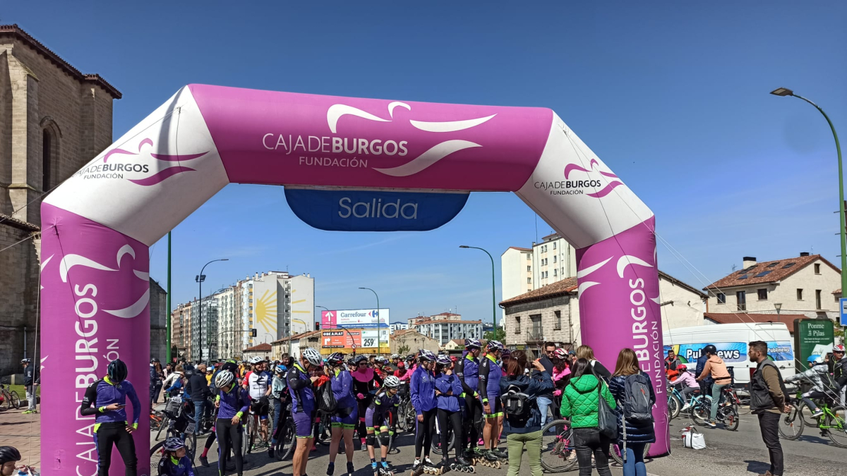 Imagen de la salida del Día de la Bici