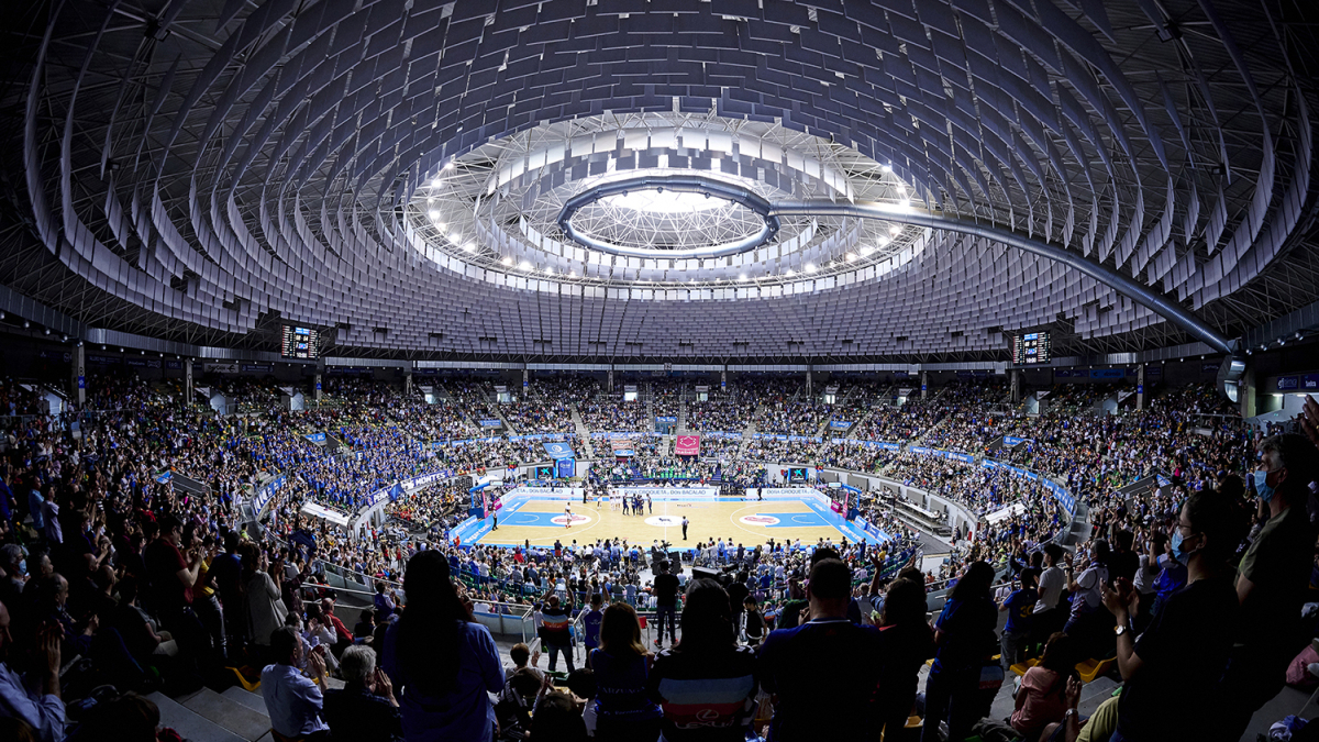 Imagen del Coliseum durante un partido de San Pablo Burgos