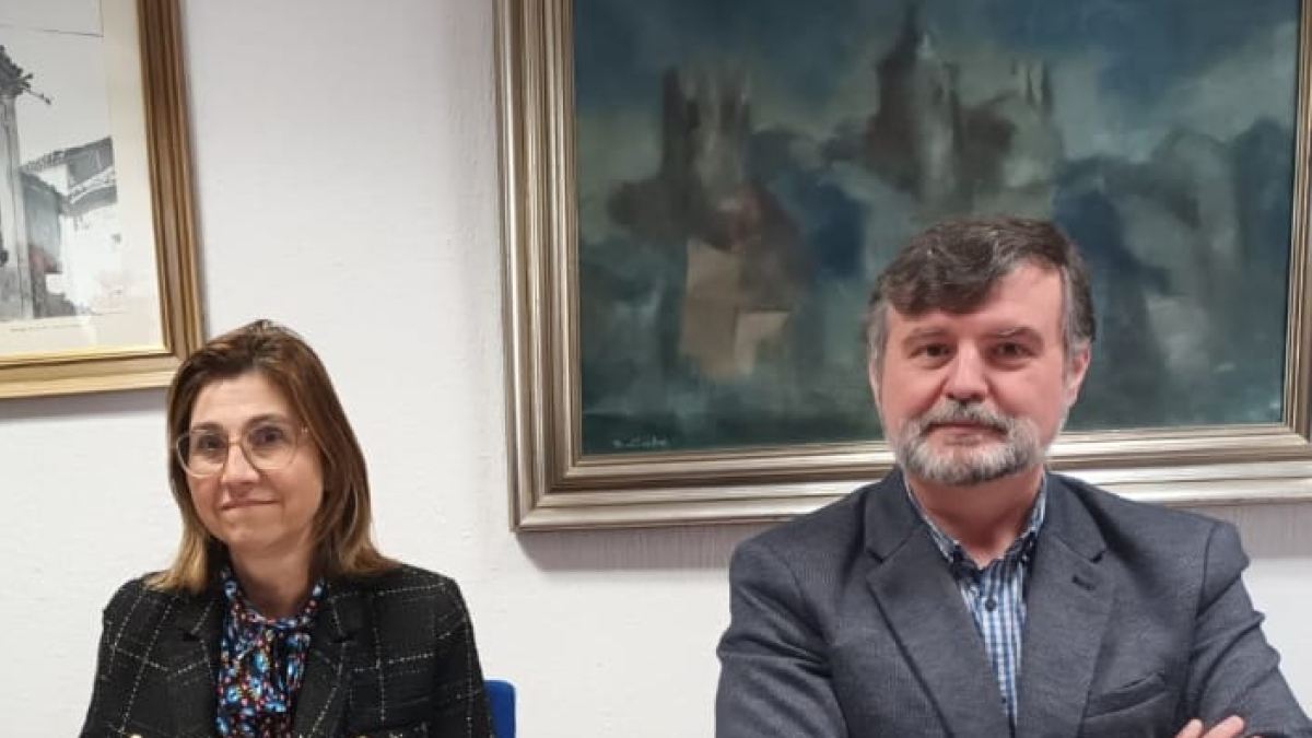 Raquel González y Francisco Martín Hontoria en una foto de archivo