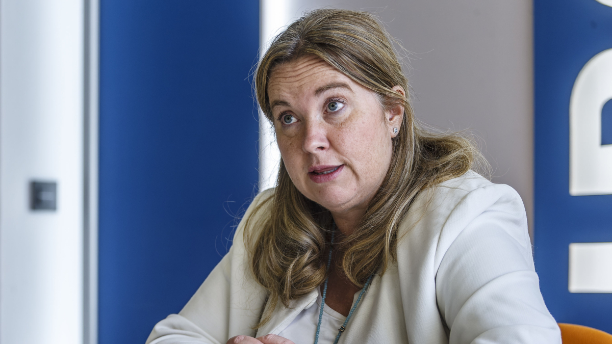 La aspirante a la Alcaldía de Burgos Cristina Ayala.