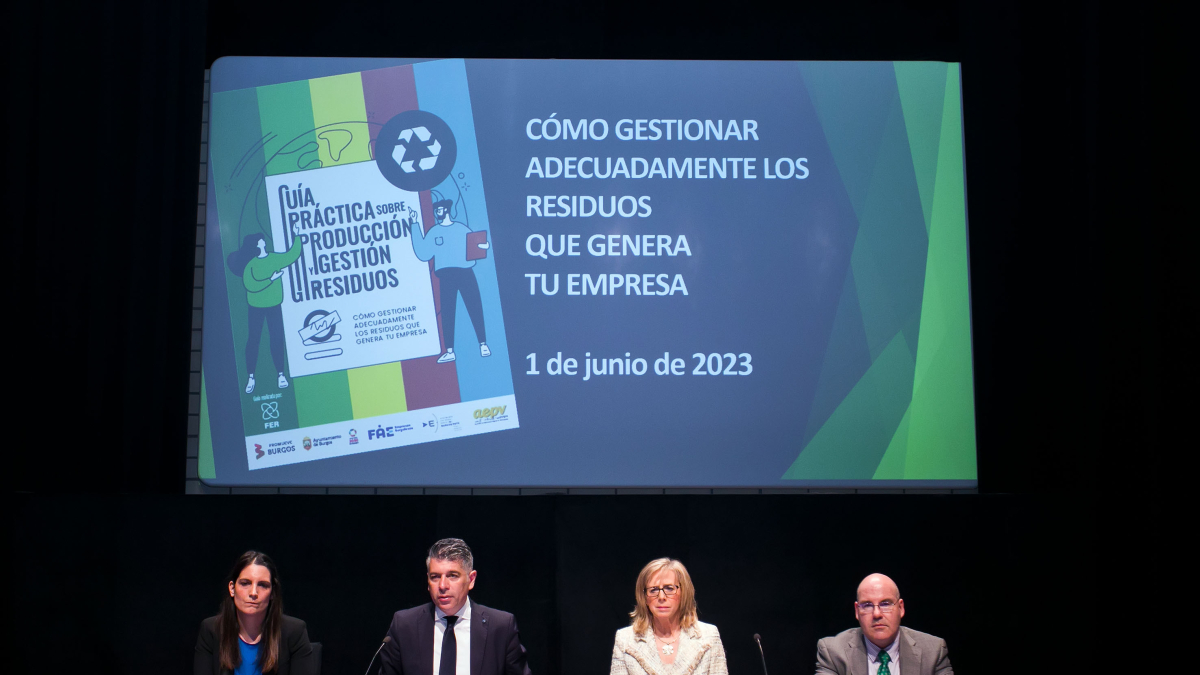 Presentación de la guía de producción y gestión de residuos.