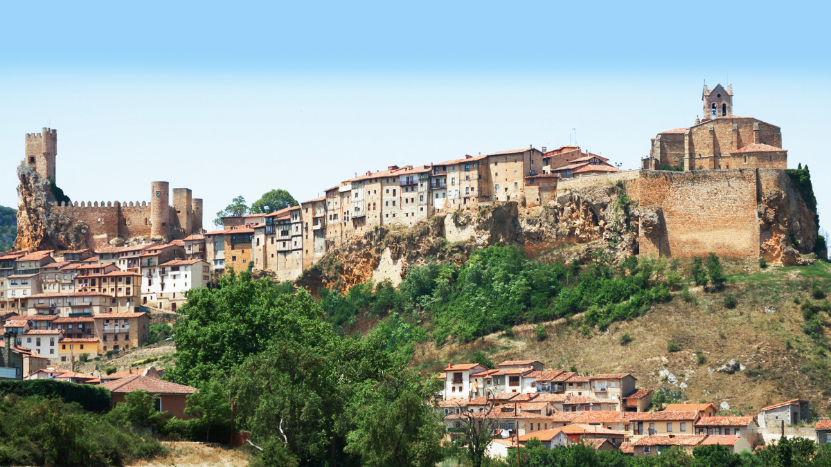 Vista panorámica de Frías.