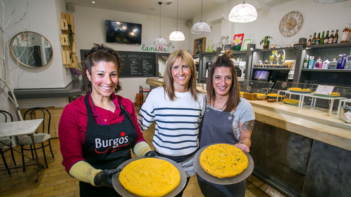 Almudena Citores, Mar Gómez y Sandra Delgado.
