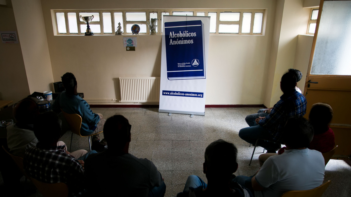 Miembros de la asociación en una de las reuniones.
