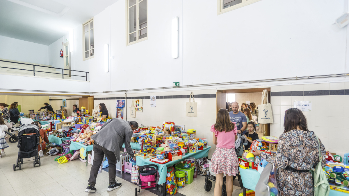 Imagen del Mercadillo Solidario de Jesús-María.