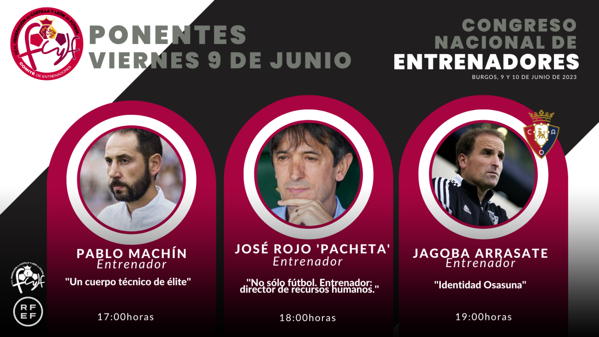 Cartel de ponentes del viernes