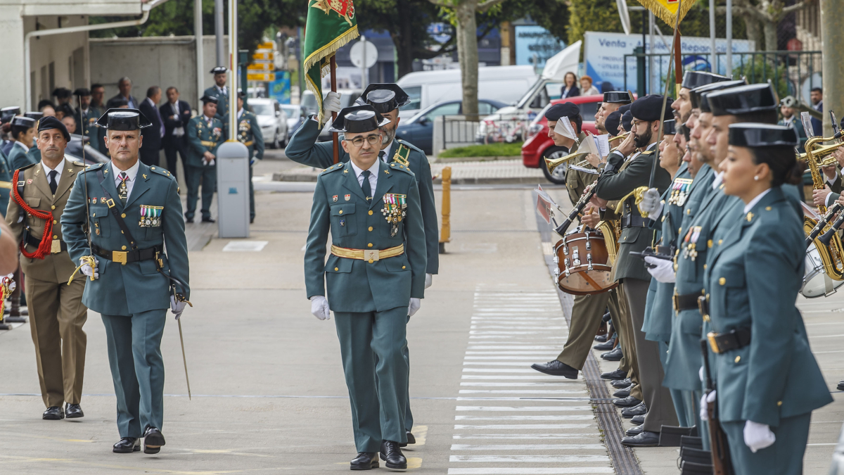 Celebración del 179 aniversario de la Guardia Civil en Burgos.