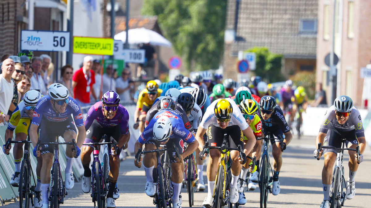 El corredor del Burgos BH peleó con los mejores velocistas en la volata final.