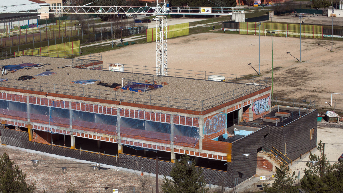 Imagen de las obras del centro de salud del Silo.