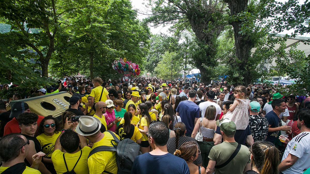 Instante de la fiesta del Parral.