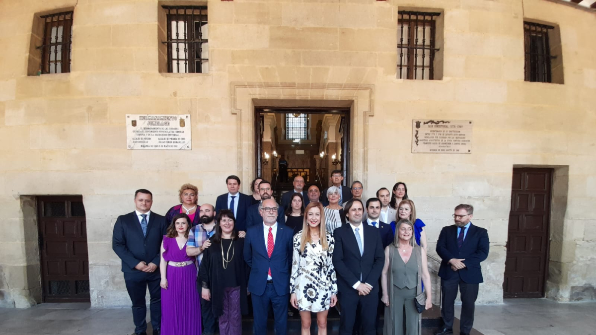 Nueva corporación del Ayuntamiento de Miranda.