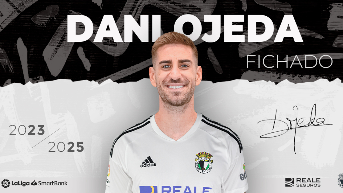 Dani Ojeda es el tercer fichaje del Burgos CF para la temporada 2023-2024