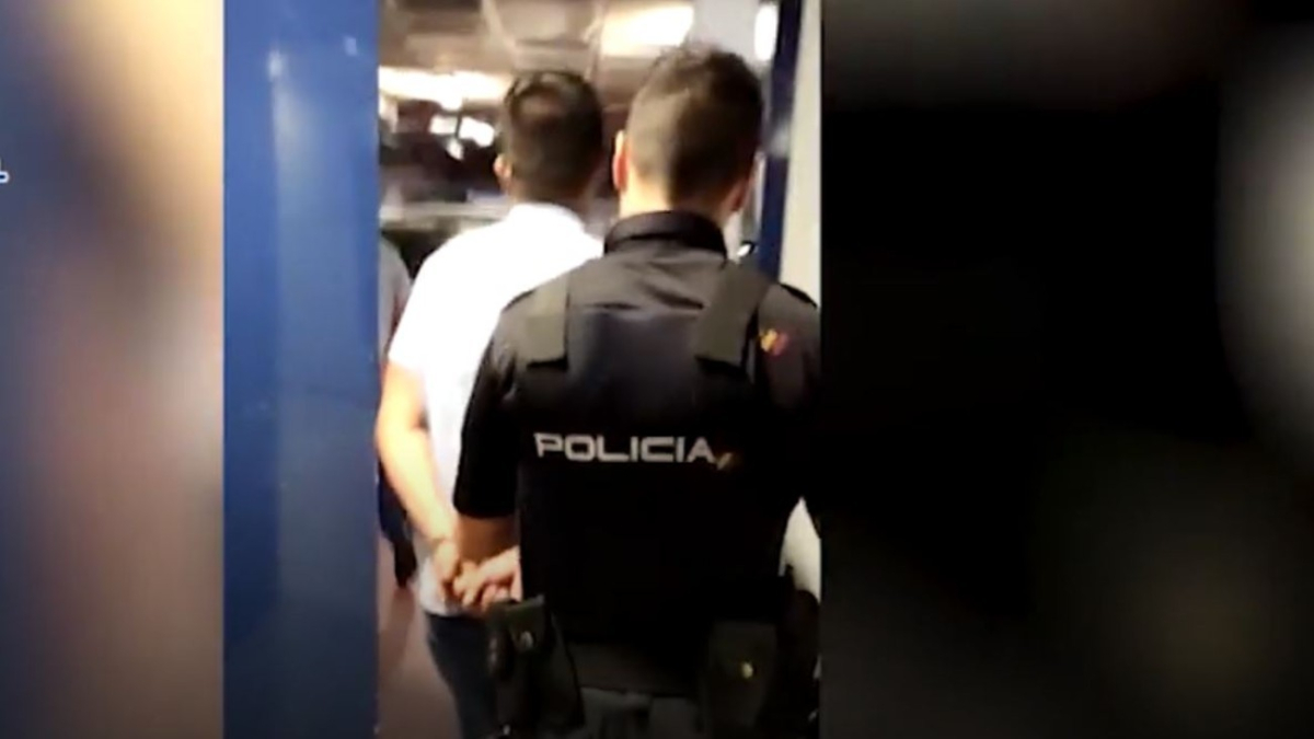 Momento de la detención