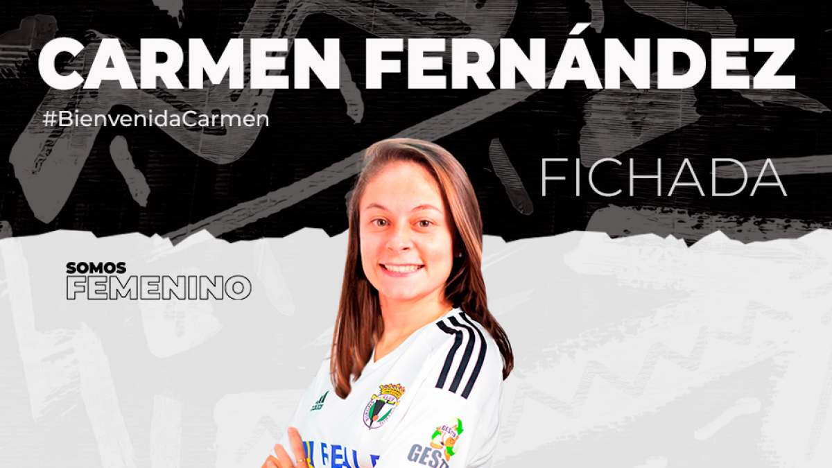Carmen Fernández, fichaje de categoría para el Burgos Club de Fútbol Femenino.