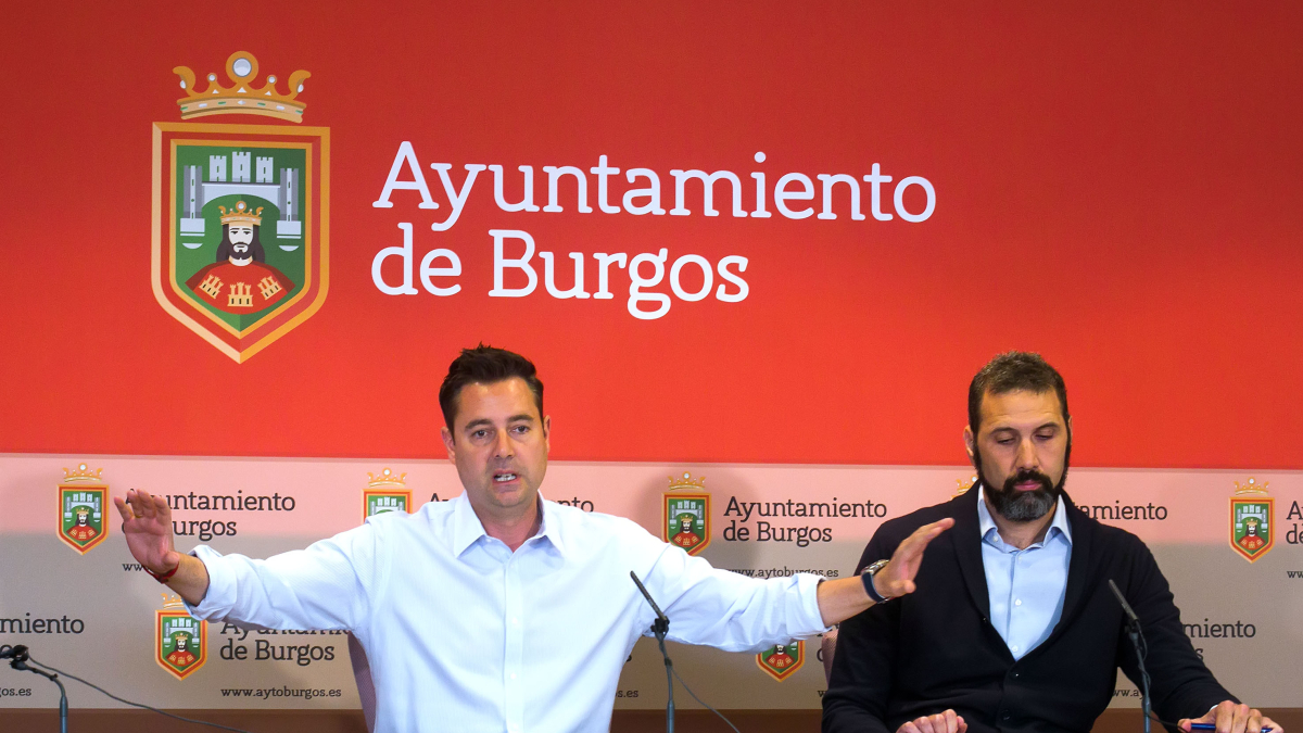 Daniel de la Rosa y Daniel Garabito defienden el proyecto Burgos Río.