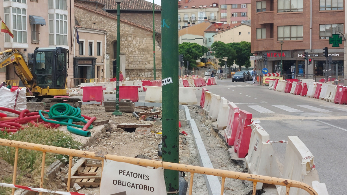 Obras en Santa Clara paradas