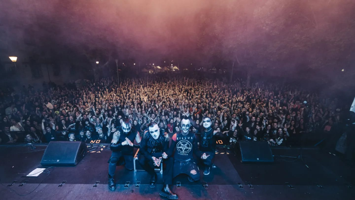 Killus, después de reventar el escenario en el Zurbarán Rock 2023.