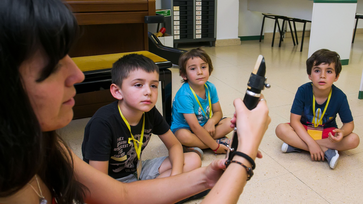 Imagen de los cursos de verano de la Escuela Municipal de Música.