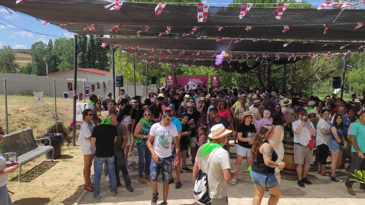 Imagen de un momento de la Fiesta de la Uva de Fuentenebro