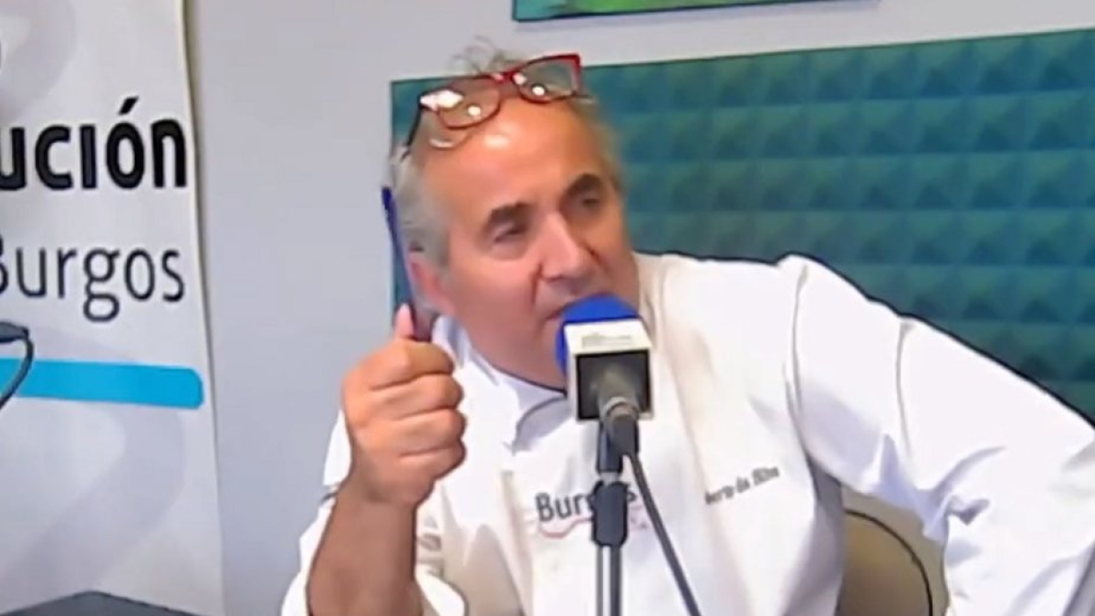 Roberto Da Silva, durante la entrevista en Radio Evolución.