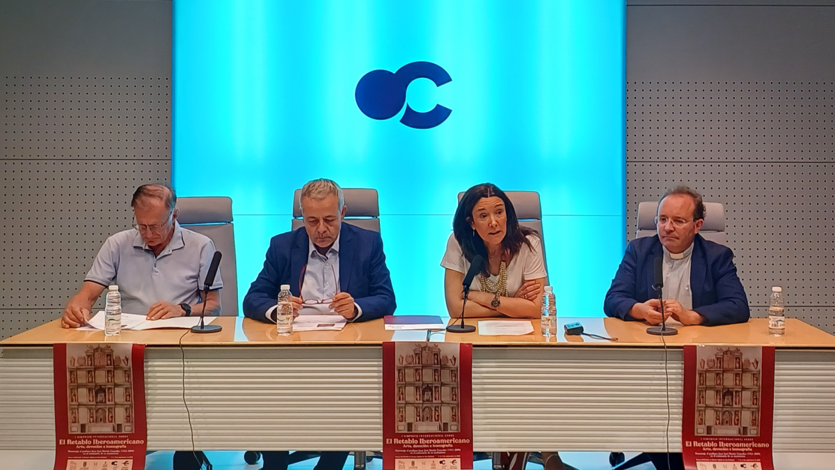 La directora general de Fundación Círculo, Laura Sebastián, durante la presentación del simposio en el que colabora la entidad junto a Fundación Ibercaja.