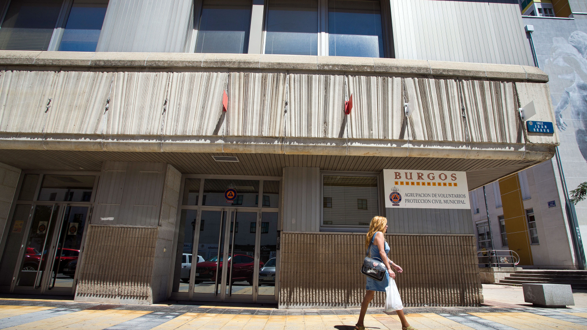 Sede de Protección Civil en la calle Juan Bravo de la capital burgalesa.