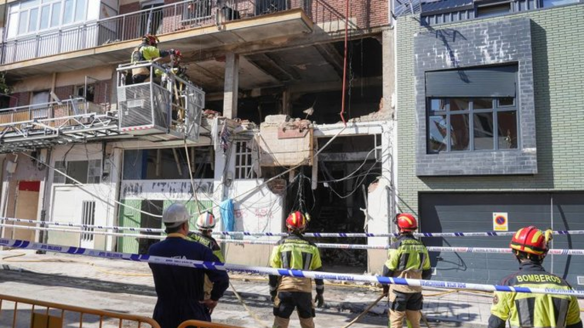 Explosión en la calle Goya de Valladolid.