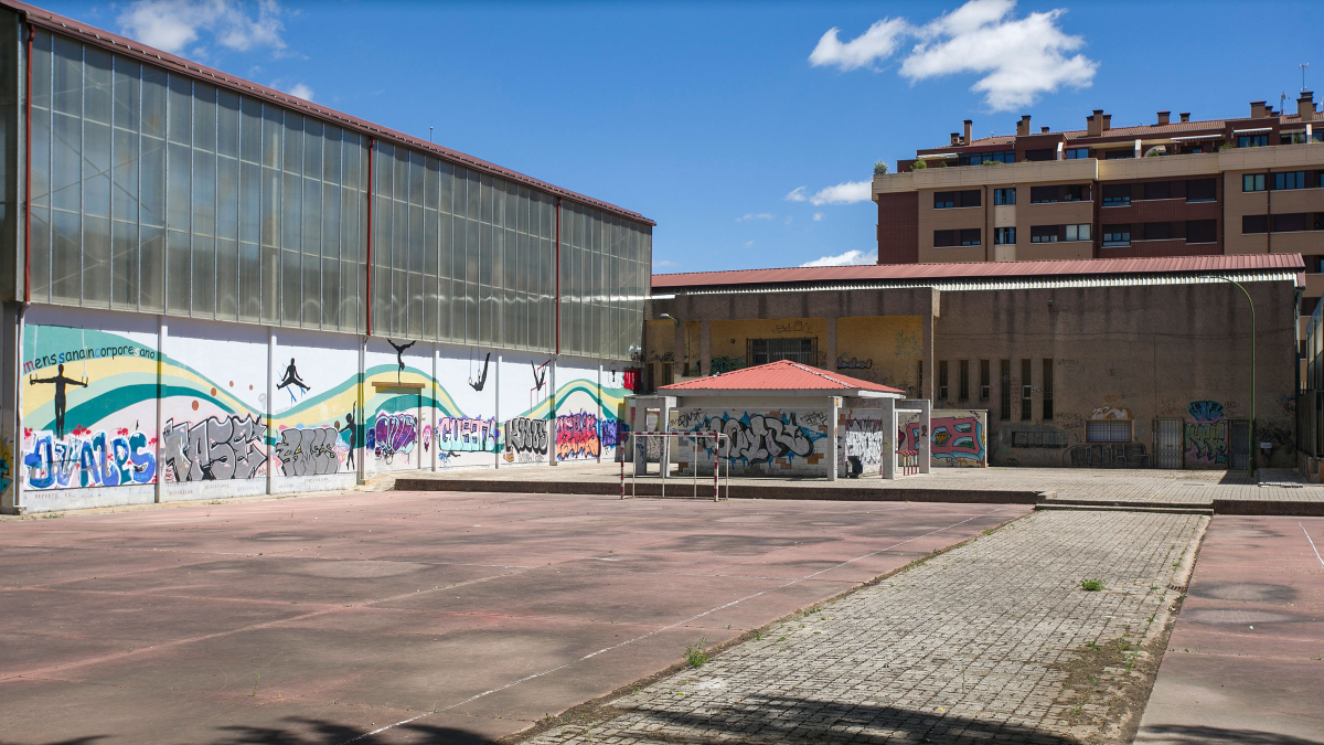 Vista del polideportivo San Pedro y San Felices.