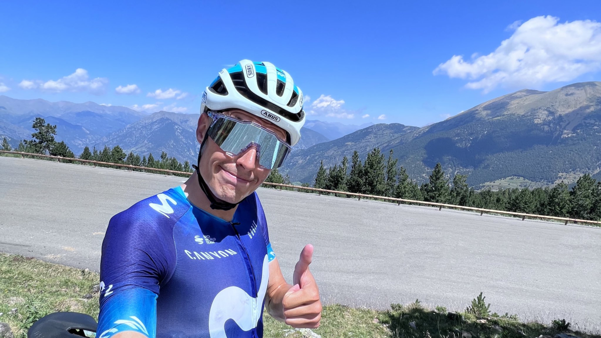 Enric Mas el pasado mes de julio en una imagen que publicó en redes sociales.