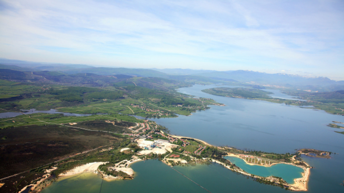 Imagen área de Arija