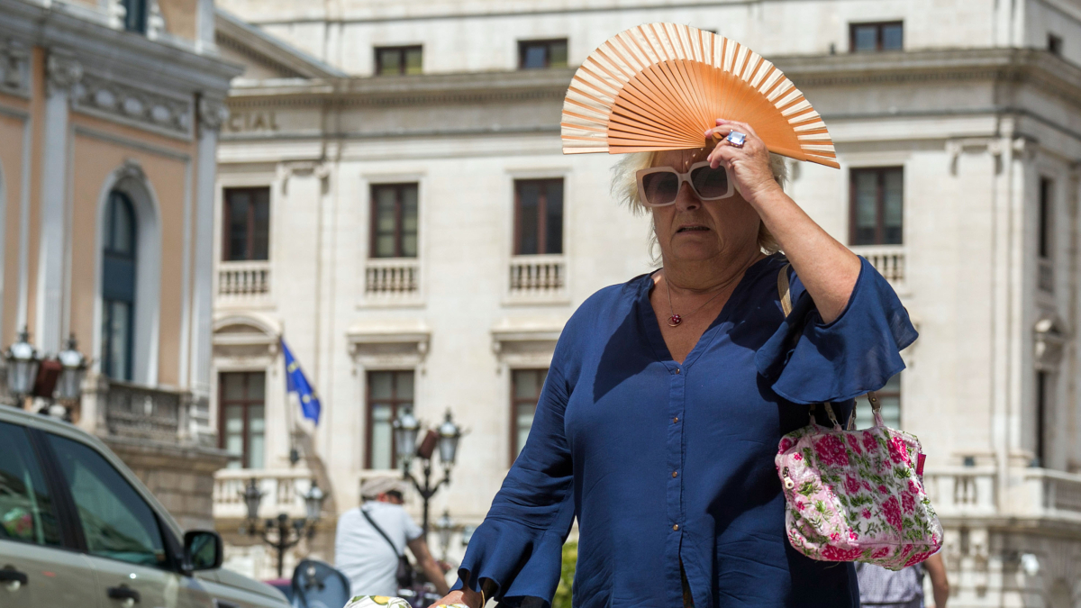 Las imágenes que deja la ola de calor en Burgos.