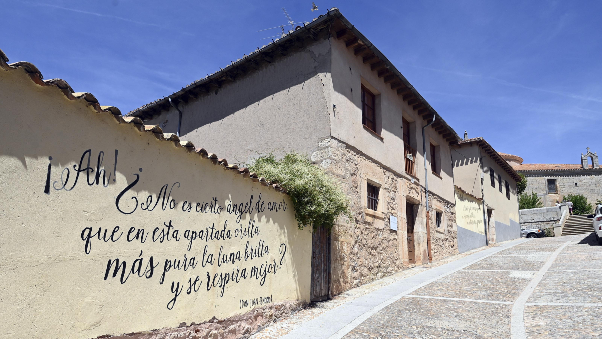 Paseo José Zorrilla en la localidad burgalesa de Lerma