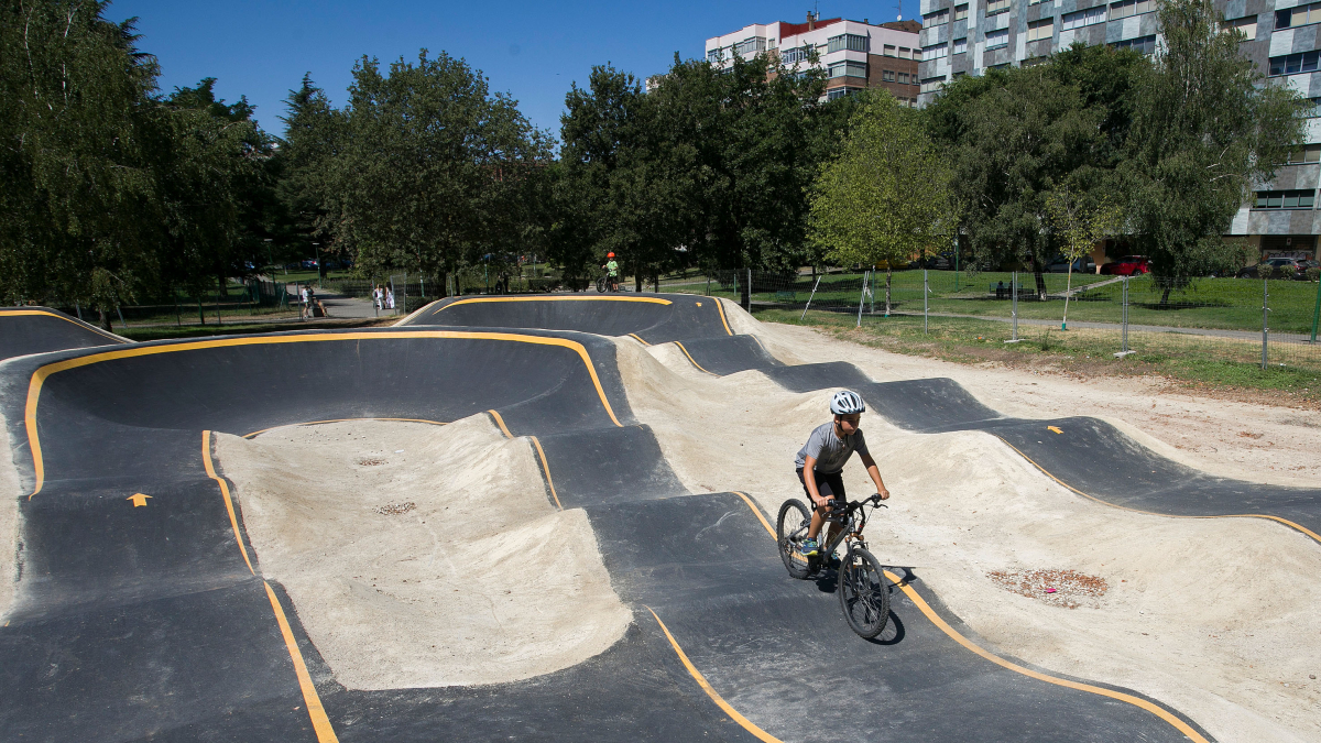 Pistas de deporte urbano en el parque Buenavista, en Gamonal.