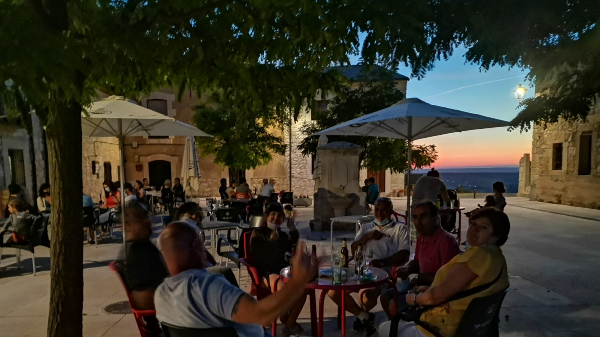 La terraza en verano es un gran reclamo en la zona