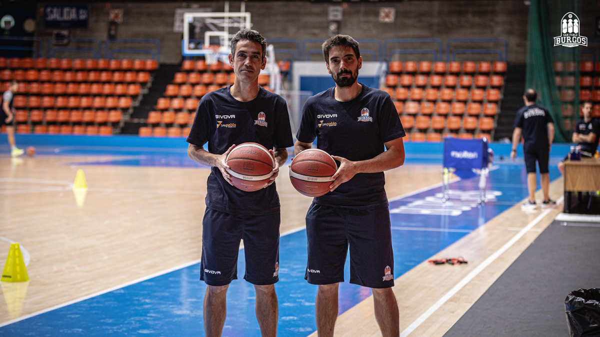 Álvarez y Nieto, los asistentes de Lolo Encina en el San Pablo Burgos.